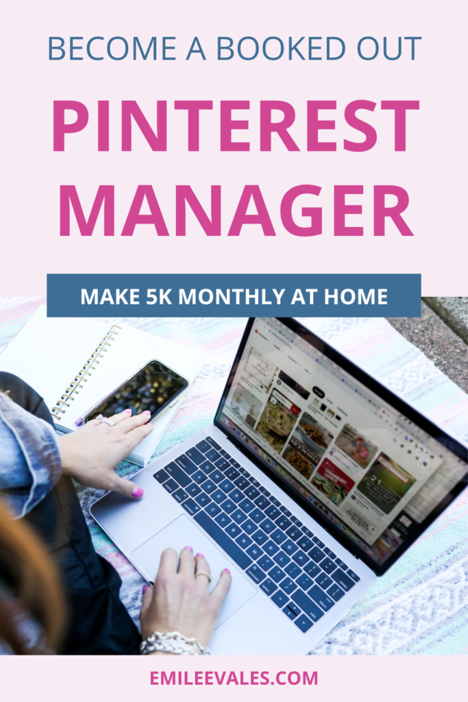 Become a Booked out Pinterest Manager Make 5K a month from home