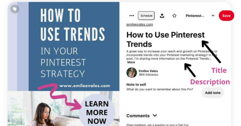 How to Write the Best Pin Descriptions - Emilee Vales