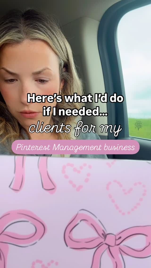 Need clients for your Pinterest Management business? 

(📌Comment “SECRET” if you want to binge my secret Pinterest Manager podcast)

Try using ChatGPT! 

Okay- let’s go back for one sec. 

Business owners need to market on Pinterest because it drives traffic and ultimately profit for their business! 

Plus Pinterest users are trained to leave the platform (which is a huge plus) and also content lasts MUCH longer than social media! 

Business owners might not have time or the knowledge to effectively use Pinterest which is where Pinterest Managers come into the picture! 

Not sure how to find clients?

Create your own leads via pitching! 

1. Go to ChatGPT and ask what niches can benefit the most from Pinterest marketing 

2. Select 2-3 niches to focus on

3. Ask ChatGPT for LOTS of businesses in those niches that you could pitch to 

4. Research those biz and find their emails (also check out their current Pinterest presence) 

5. Ask ChatGPT to help you get started with the pitch 

6. Tweak it and personalize it (I love offering a PDF that shows how Pinterest could make that unique biz more $$) 

7. FOLLOW UP (this part is crucial) 

Do you think you’ll try this? 

🗂️Save this post 

🫶🏻Follow @emilee.vales to learn more about freelancing as a Pinterest Manager 

📌Comment “SECRET” if you want to binge my secret Pinterest Manager podcast 

#pinterestmanager #pinterestvirtualassistant #pinterestgirl #pinterestmarketing #chatgpt #chatgpt4 #freelancing #freelancejobs #wfhm #digitalmarketingtips #remotejobs