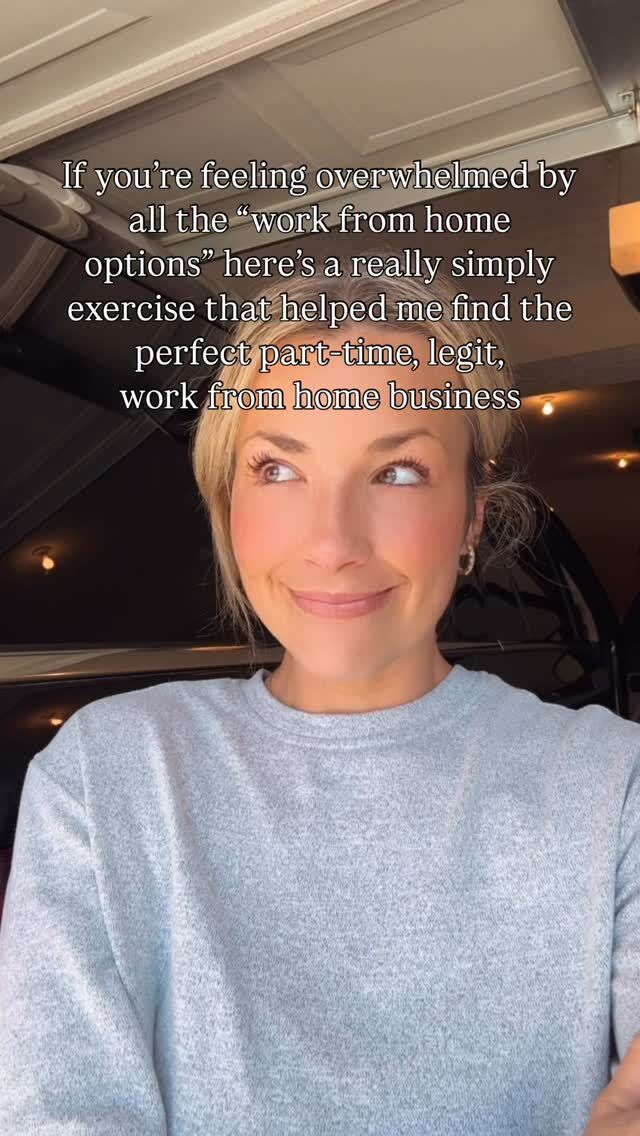 Do THIS ⬇️

(Comment START if you want my Pinterest Manager Secret Podcast where I’ll give you the behind the scenes for scaling to 5-figure months working on Pinterest from home!)

Okay here’s the exercise:

1. Writing things down gives me clarity, so grab a pen and paper and brain dump all of the things you’ve considered or even dabbled with (MLM, Etsy, affiliate marketing, freelancing, teaching English online, digital products, etc)

2. Now research the flexibility with each in terms of hours…if you NEED flexibility and it won’t provide that, mark off all of the options that’s don’t give you flexibility 
👉🏻Ex: teaching online would have required me to work odd hours and social media management also had time constraints… so they ultimately were “no’s” in terms of being a good fit 

3. Now look at each and ask yourself (and I’m being serious) can you see yourself doing this or does it kind of give you the ick? Mark off any options that you know in your gut aren’t for you. 
👉🏻Ex: for me, I knew starting an Etsy Shop or TpT store just wasn’t for me, so I was able to mark those off real fast 

4. Look at your list again, to be successful with the remaining options, does it require a large or consistent social media presence? And if it does require that in order to sell/be successful, are you willing to do that? If you aren’t willing to do that, mark off any options that will require social media in order to make consistent income. 
👉🏻Ex: for a hot second I was posting things on my Instagram and received a few items in exchange for my posts, which if I kept at it, could have led to brand partnerships/affiliate income… essentially influencing… but it didn’t feel right to me.. I didn’t want to be all over social media and have to grow a massive following in order to make money. 

🥲All of the options out there can make us feel confused or stuck and make us jump from shiny object to shiny object.

Sometimes the best way to find out what IS a good fit for us is through the process of elimination. 

🫶🏻If you want to see if Pinterest Management might be a good fit for you, comment “START” and I’ll send you a link to your DMs to start bingeing my Secret Podcast 🥰