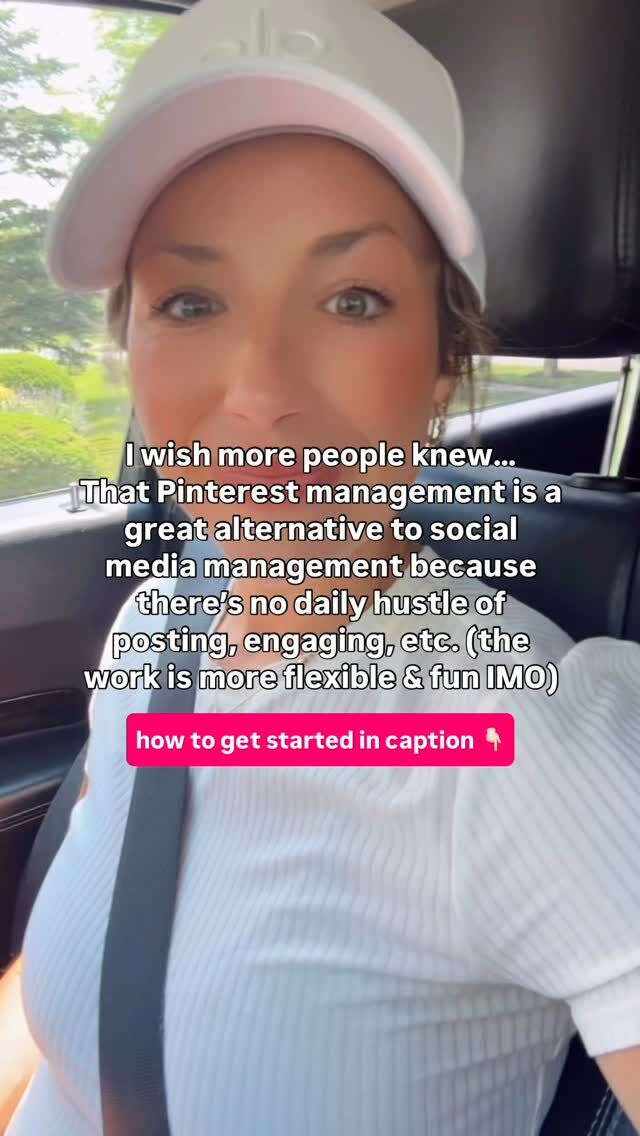 Don’t sleep on Pinterest Management 👀

✨ Comment “SECRET” if you want the behind-the-scenes of my 5-figure/month Pinterest Management business — revealed inside my secret Pinterest Manager podcast! 🎧

Thinking about starting a business from home but cringe at the idea of having to hustle on social media everyday? 

Going back to 2018, I actually thought it sounded like a great gig to work on social media (and do a lot of work from my phone!) as a social media manager.

That’s until I realized that it gets realllll old posting at specific times of day, staying on and engaging for 30 mins+, responding to DMs, posting daily stories, etc.

It was honestly exhausting and made me hate social media 😵‍💫😩 I was like dang, maybe freelancing isn’t for me… 

Until I listened to that gut feeling that said Pinterest Management would be the perfect fit for me. 

So I essentially started my service-based biz back over, but as a Pinterest Manager (yes, I had some learning to do!). 

But it was such a breath of fresh air to quit SMM.

The good news: you don’t have to be glued to your phone to run a profitable online business.

Here’s why Pinterest Management might just be the dream business you’ve been looking for:

❌ No daily posting & staying online to engage required

✅ You can batch & automate everything. Schedule client content during nap time, school hours, or even late night or early hours. 

💰You still get paid premium rates. Clients pay for your strategy + expertise, not your time online every day.

🥹 It’s a perfect fit for moms & women craving freedom. Build a business around your life, not the other way around.

Ready to ditch the hustle and tap into a smarter, simpler way to earn from home?

👇 Comment “SECRET” if you want the behind-the-scenes of my 5-figure/month Pinterest Management business (plus how YOU can start too) inside my exclusive podcast.

💗 Follow @emilee.vales so I can DM you the secret podcast link! 

🥰 Share this with someone who wants to change their career and would love working on Pinterest! 

#pinterestmanager #pinterestmarketing #workathomemom #formerteacher #freelancer #makemoneyonlineathome #workfromhomejob #digitalmarketingservices