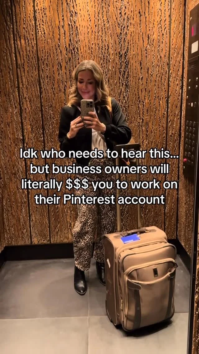 Get paid $35+/hourly to ⬇️⬇️

Work on Pinterest as a Pinterest Manager‼️

(Comment “SECRET” if you want to binge my secret podcast where I’ll give you 10 episodes that explains everything you need to know to get started 😉)

As a beginner in business… working as a service provider is great income, and little to NO overhead.

If you’re serious about starting your business, I’d recommend learning from someone who’s already done what you want to do!

I invested in a freelancing course when I first started and before I knew I’d focus on Pinterest.

If you think Pinterest might be for you… here’s a peek at what you’d do:

📌Pin design: love graphic design and creating beautiful images? You’ll love this task 🥰

📌SEO- find the keywords that your client will want to rank for within their unique niche, you’ll also pay attention to trends and help them plan accordingly

📌Strategy- create a long term plan for your client so they can reach their business goals via Pinterest marketing

📌Audit- lots of business owners are on Pinterest but know they might be missing the mark, provide detailed feedback and an action plan for getting them back on track

📌Pin copywriting- love writing? This combines SEO with writing, you’ll be creating optimized titles and descriptions that will help connect your client to their ideal audience

📌Organic management- ready to take Pinterest over for your client, let them stick to their zone of genius and you to yours. This is a great package that’s ongoing $$$, you’ll do design, scheduling, reporting, writing, and more!

💌Comment SECRET if you want my secret Pinterest Manager podcast! 🤩

#pinterestmanager #pinterestmanagement #pinterestvirtualassistant #onlinejobsnoexperience #workfromhomejobs #workfromhomemom #freelancer #freelancing #workathomemom #onlinejobsworkfromhome #trendingreels #businessreels #formerteachers #careerchange