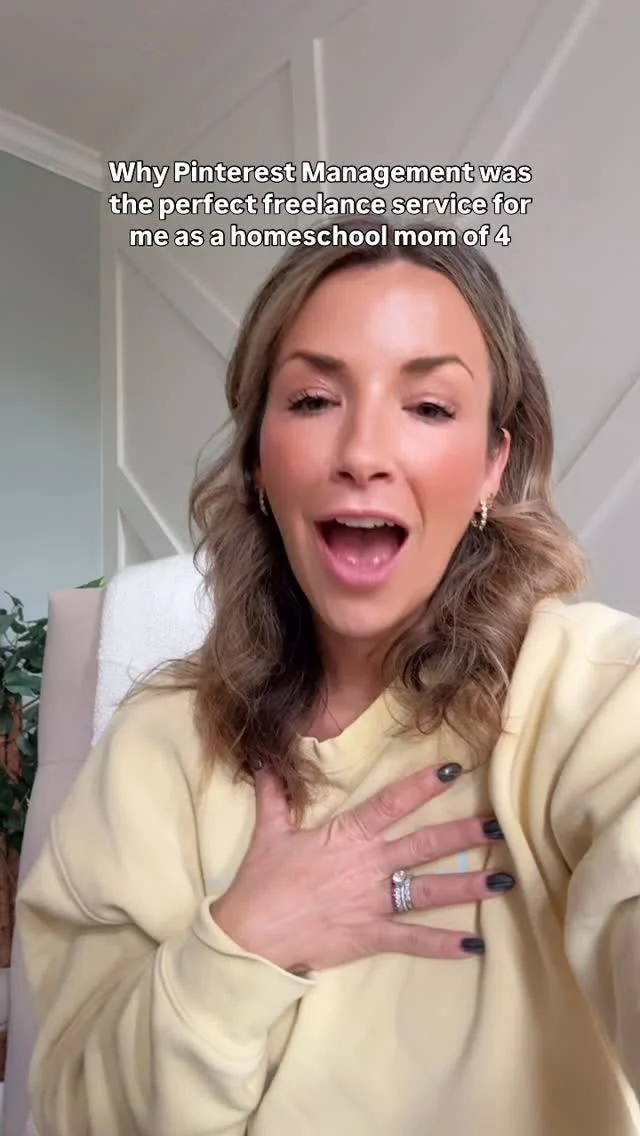👉🏻Comment “SECRET” if you want the behind the scenes for how I built and scaled my freelance Pinterest management business working from home (part-time hours, full-time income)

Pinterest management not only allowed me to scale my income, but it allowed me to work when it was convenient for me! 

Plus I liked how I could be pretty introverted with my work… I didn’t use social media to find clients and I didn’t have to do tons of communication etc while working with clients 🙃

Make sure you comment SECRET to learn more 💖

#pinterestmanager #pinterestvirtualassistant #freelancer #pinterest #pinterestmarketing #formerteacher #workfromhome #onlinejobs